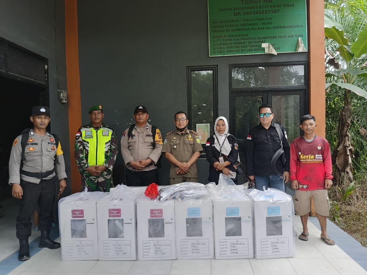 Pengamanan Logistik Pilkada Kabupaten Sambas