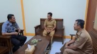 Karutan Kelas IIB Sambas, Andriyas Dwi Pujoyanto melakukan kunjungan ke kantor Disparpora Kab. Sambas